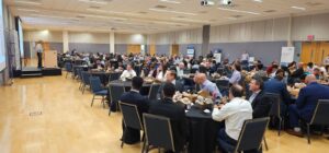 Sounil Yu, Lunch Keynote.  Photo courtesy of Nikkia Henderson